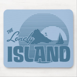 Dookie Island - Blue Mouse Pad
