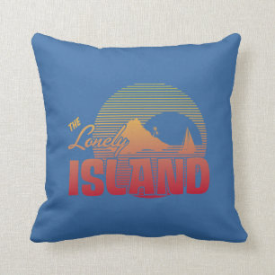 Dookie Island - Colour Throw Pillow