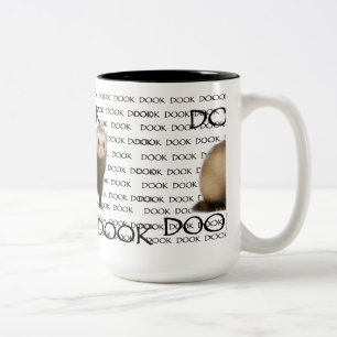 DOOKING FERRET Two-Tone COFFEE MUG