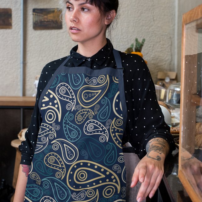 Doolde Paisley Apron (Creator Uploaded)