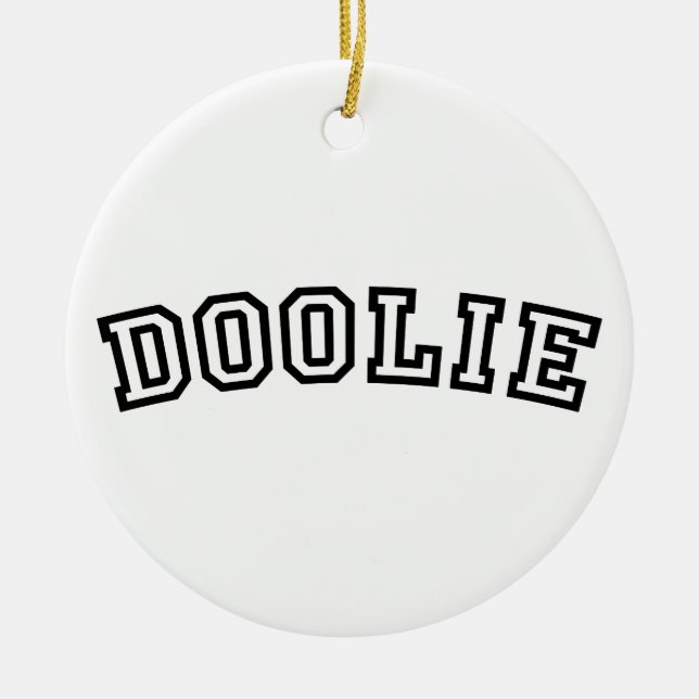 DOOLIE CERAMIC ORNAMENT (Front)