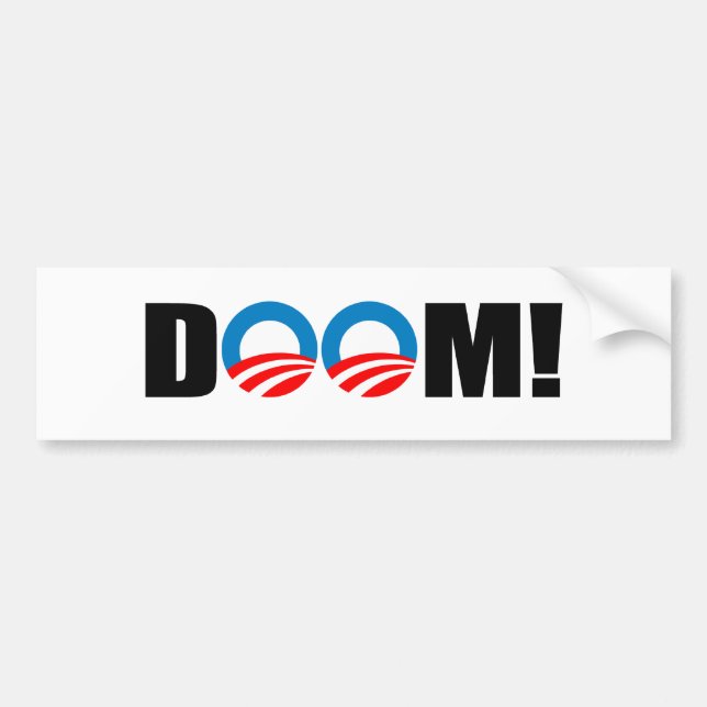 DOOM! BUMPER STICKER (Front)