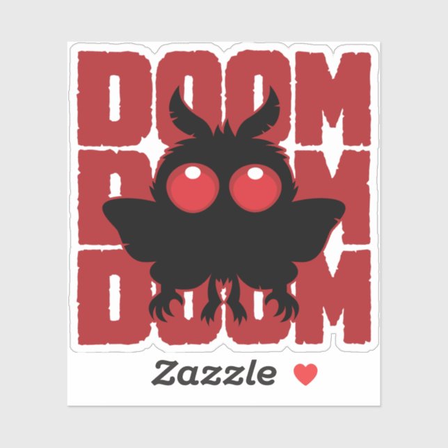 DOOM DOOM DOOM Kawaii Mothman Cryptid (Sheet)