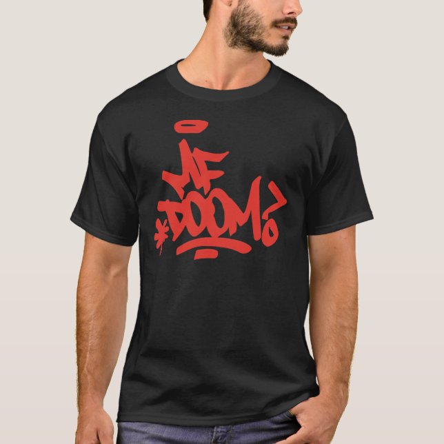 Doom-MF Art Orange   T-Shirt (Front)