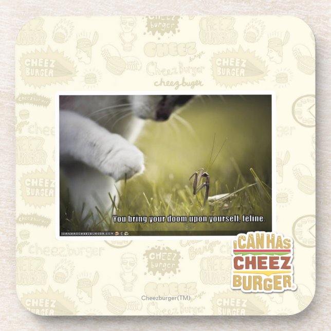 Doom upon yourself coaster (Front)