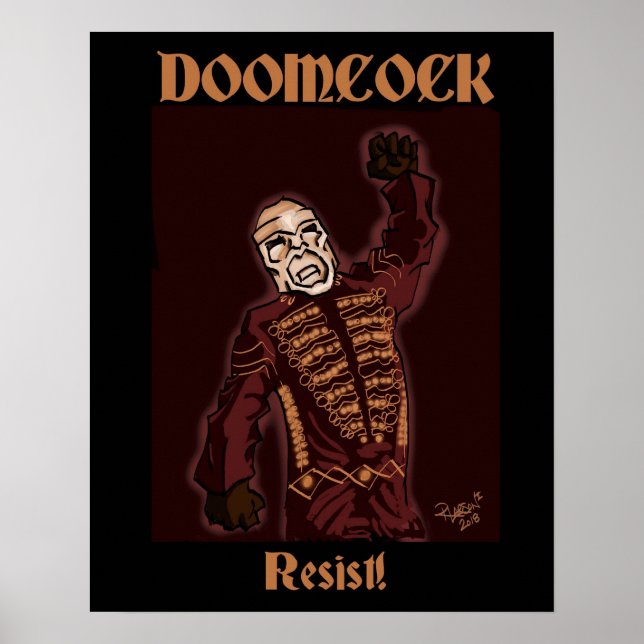 Doomcock Resist Poster (Front)