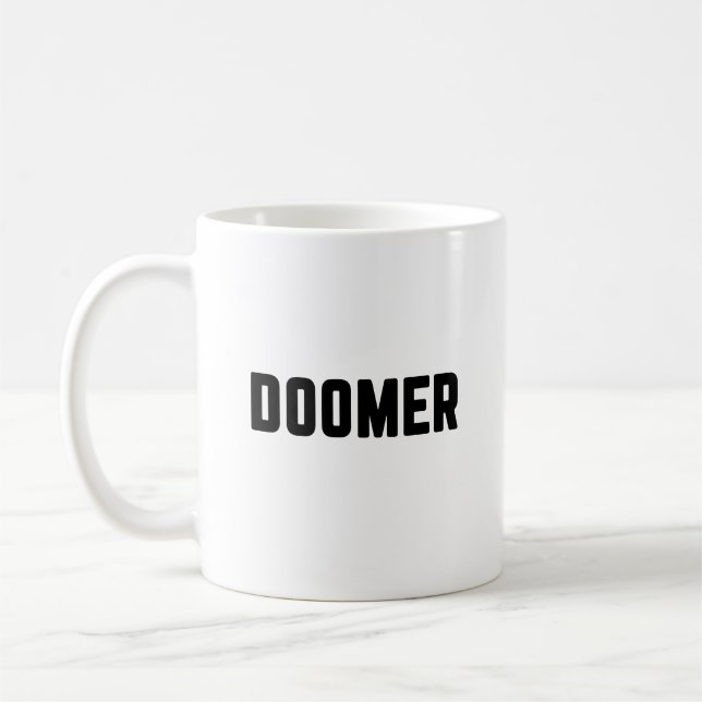 Doomer Coffee Mug (Left)