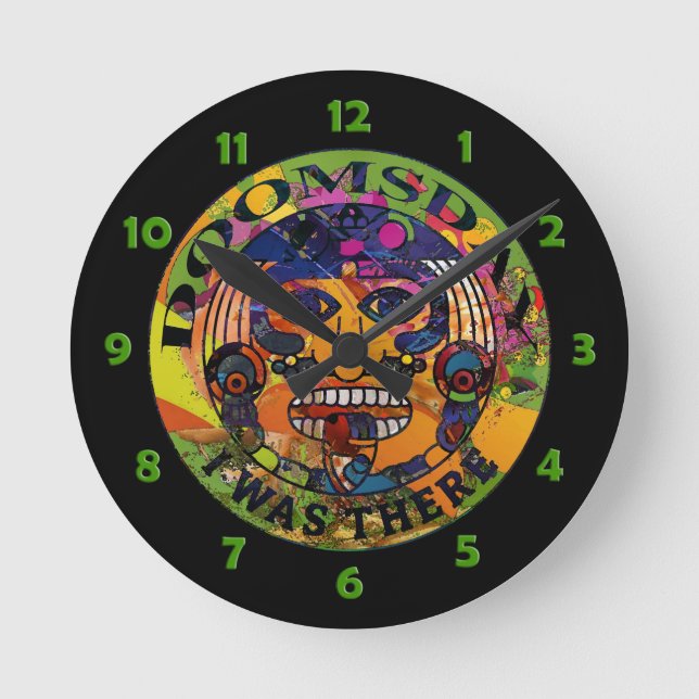Doomsday - I was there | Maya Prophecy Round Clock (Front)