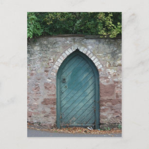 Door at Bishops Lydeard, Somerset, UK Postcard