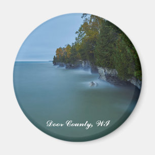 Door County Cave Point Cliffs Magnet