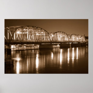 door county wisconsin bridge poster