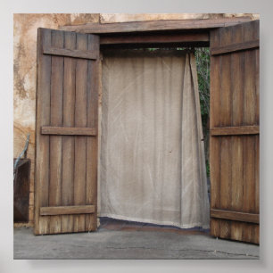 Door Drape Poster
