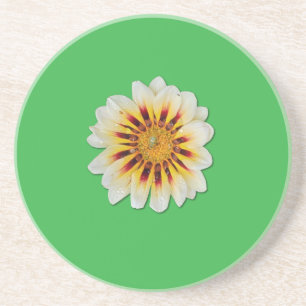 Door Green Flowers Coaster