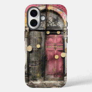 Door Grunge ruin iPhone 16 Case
