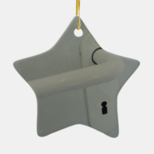 door handle ceramic ornament