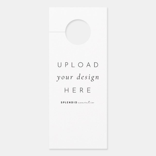 Door Hanger Card for Hotel (Front)