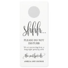 Door Hanger Wedding Do Not Disturb Sign LCC
