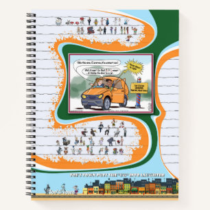 Door Is a Jar Literal Wordplay Humor Spiral Notebook