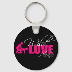 Door-keys/Key Ring 5 cm - “wild love please Keychain