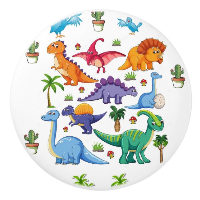Door Knob Dinosaur (Front)