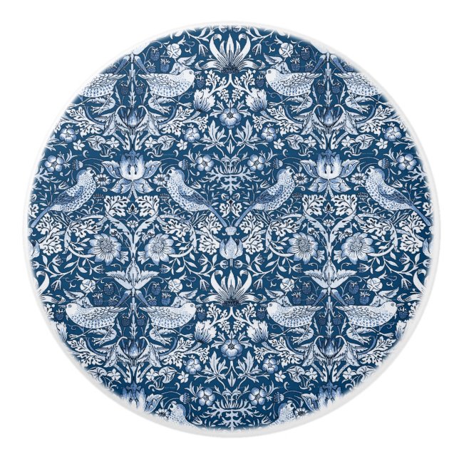 Door Knobs - Strawberry Thief William Morris (Front)