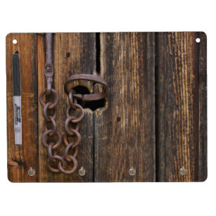door lock dry erase board with keychain holder