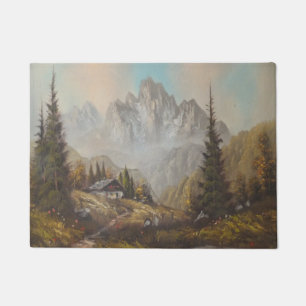 Door Mat Ann Hayes Painting Bavarian Dream