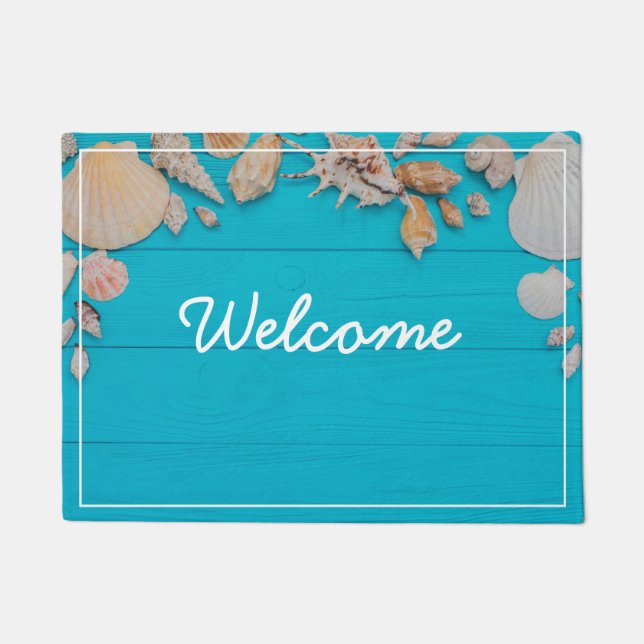 Door Mat-Beach Shells Doormat (Front)