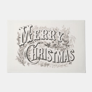 DOOR MAT : MERRY CHRISTMAS ILLUSTRATION