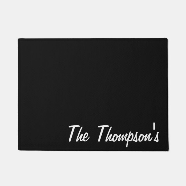 Door Mat - Personalized Name  (Front)