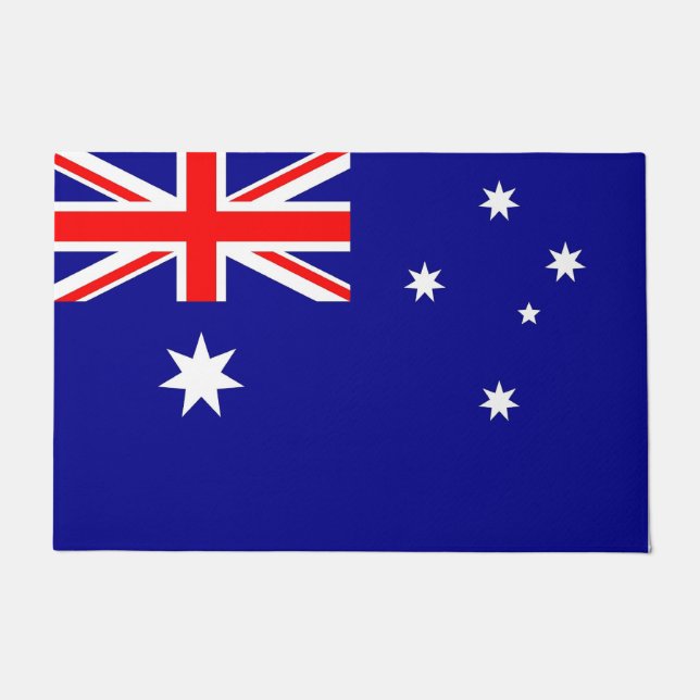 Door Mat with Flag of Australia (Front)