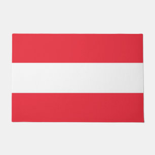 Door Mat with Flag of Austria
