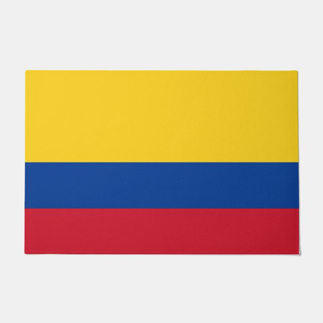 Door Mat with Flag of Colombia (Front)