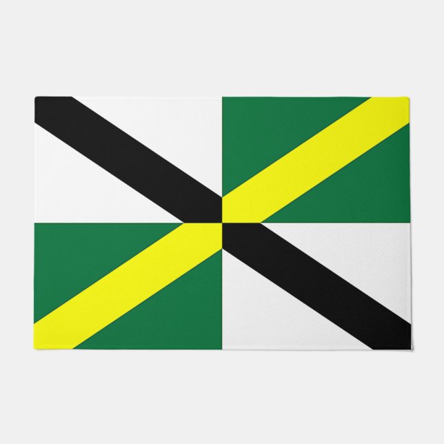 Door Mat with Flag of Monterey City (Front)