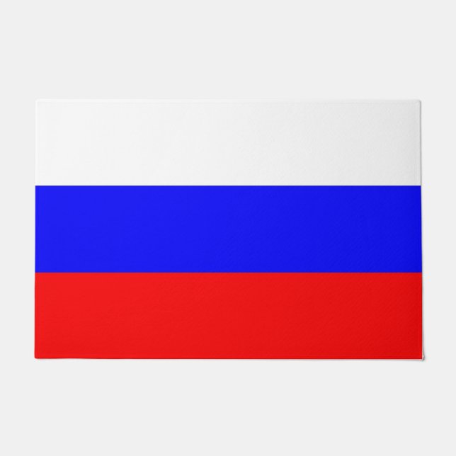Door Mat with Flag of Russia (Front)