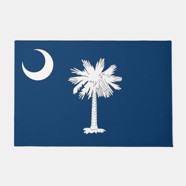 Door Mat with Flag of South Carolina State, USA (Front)