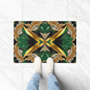 Door Mat with Jamaica Colours design