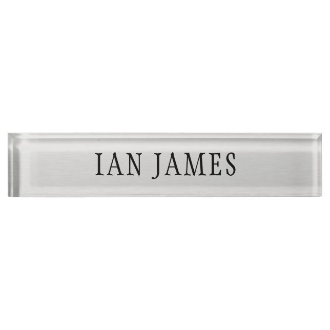 Door Nameplate Holders - with personalised name  (Front)