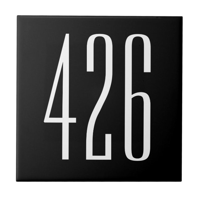 Door number tile (Front)