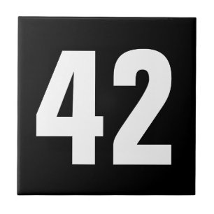 Door number tile