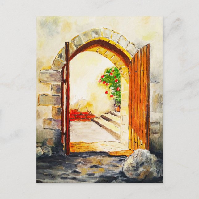 Door of light postcard (Front)