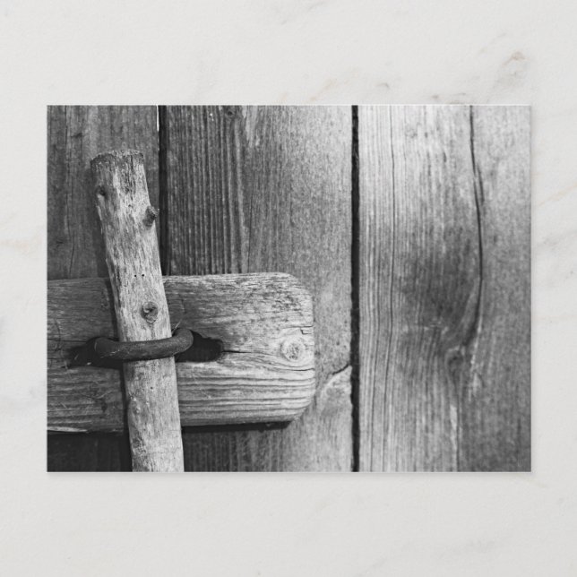 Door of old barn 4 postcard (Front)