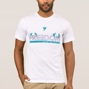 Door to Heaven Abstract Geometric Bird Art T-Shirt