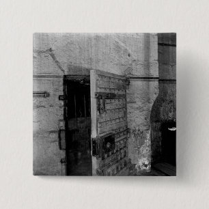 Door to Newgate Prison 2 Inch Square Button