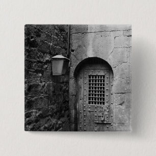 Door to Newgate Prison 2 Inch Square Button