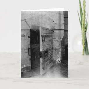Door to Newgate Prison Card