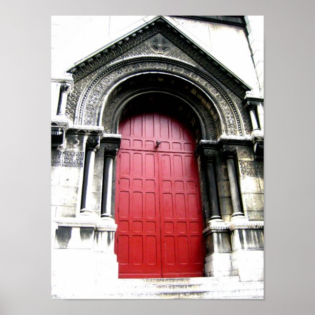 Door to Sacre Coeur Poster (Front)