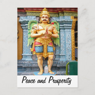 Doorkeeper, from a Hindu temple Postcard