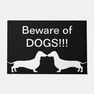 Doormat - Beware Of Dogs! B/W