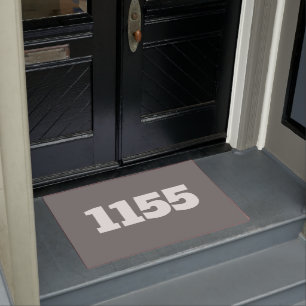Doormat-House Flat Apartment or Work Place Number Doormat